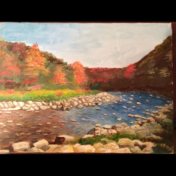 ORIGINAL ART on Canvas! 12” x 9” - Picture 1 of 8